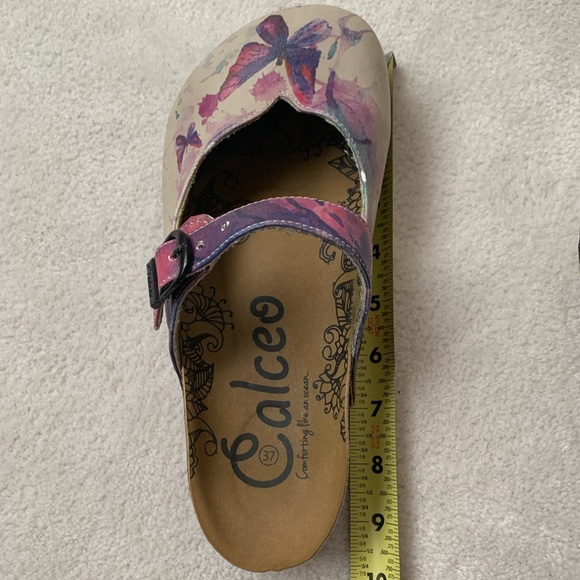 Excellent condition: Calceo purple butterfly mule EU 37 - Picture 6 of 15